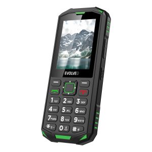 EVOLVEO StrongPhone X5, vodotesný odolný Dual SIM telefón, čierno-zelená SGP-X5-GR