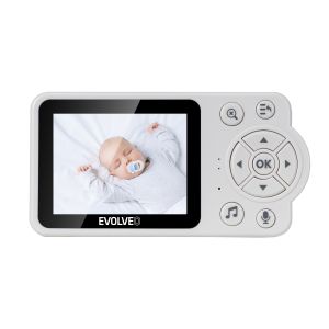 EVOLVEO Baby Monitor N3, detská videoopatrovateľka, ružová CAM-3P