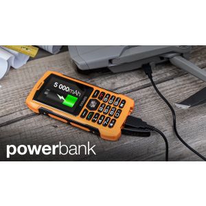 EVOLVEO StrongPhone H1, vodotesný odolný Dual SIM telefón, oranžová SGP-H1-OR