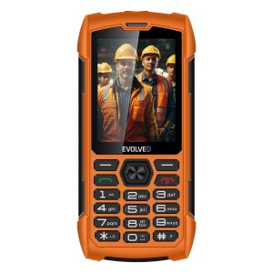 EVOLVEO StrongPhone H1, vodotesný odolný Dual SIM telefón, oranžová SGP-H1-OR