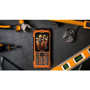 EVOLVEO StrongPhone H1, vodotesný odolný Dual SIM telefón, oranžová SGP-H1-OR
