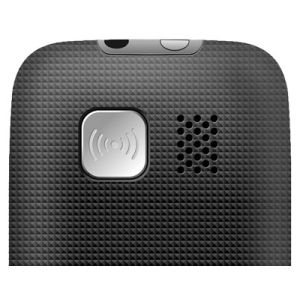EVOLVEO EasyPhone, mobilný telefón pre seniorov s nabíjacím stojanom, čierna EP-501-BK