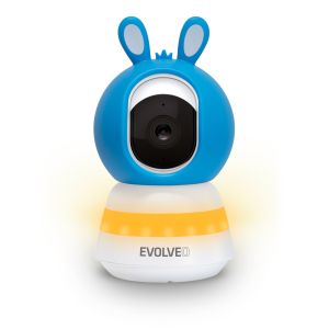 EVOLVEO Baby Monitor LUX- Chytrá 360 ° videoopatrovateľka s nočným videním, detekciou plače a pohybu, modrá CAM-LUX-B