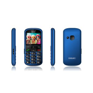EVOLVEO EasyPhone XS, mobilný telefón pre seniorov, modrý EP-570-XS-BL