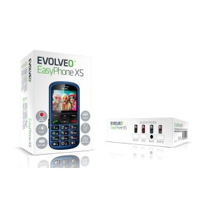 EVOLVEO EasyPhone XS, mobilný telefón pre seniorov, modrý EP-570-XS-BL