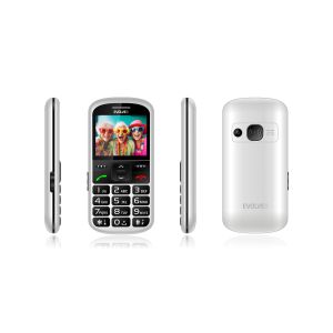 EVOLVEO EasyPhone XS, mobilný telefón pre seniorov, biely EP-570-XS-WH