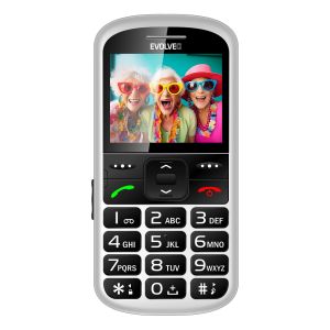 EVOLVEO EasyPhone XS, mobilný telefón pre seniorov, biely EP-570-XS-WH