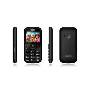 EVOLVEO EasyPhone XS, mobilný telefón pre seniorov, čierny EP-570-XS-BK