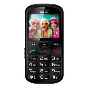 EVOLVEO EasyPhone XS, mobilný telefón pre seniorov, čierny EP-570-XS-BK