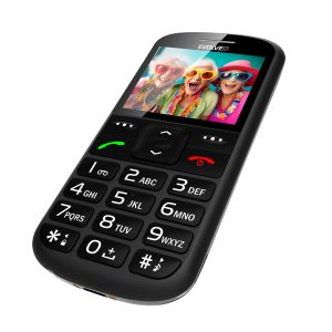 EVOLVEO EasyPhone XS, mobilný telefón pre seniorov, čierny EP-570-XS-BK
