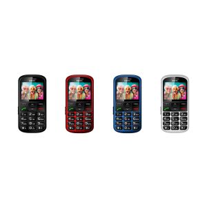 EVOLVEO EasyPhone XS, mobilný telefón pre seniorov, červený EP-570-XS-RD