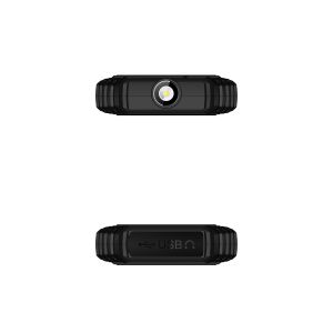 EVOLVEO StrongPhone Q1, vodotesný odolný Dual SIM telefón, čierno-oranžový SGP-Q1-BO