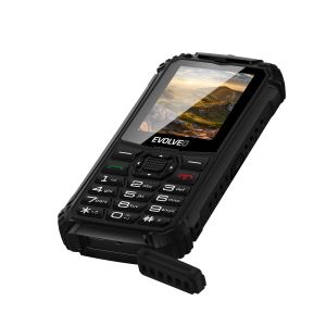 EVOLVEO StrongPhone Q1, vodotesný odolný Dual SIM telefón, čierny SGP-Q1-BK