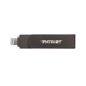 Patriot iLuxe Stick C MFi/128GB/USB 3.2/Lightning + USB-C/Čierna PI128GSKM30CL