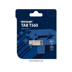 Patriot TAB T560/128GB/USB 3.2/USB-A + USB-C/Strieborná PS128GT560DS5D
