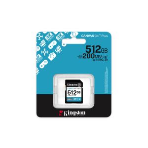 Kingston Canvas Go Plus/SDXC/512GB/UHS-I U3 / Class 10 SDG4/512GB