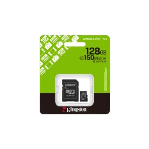 Kingston Canvas Select Plus/Micro SDXC/128GB/UHS-I U1 / Class 10/+ Adaptér SDCS3/128GB