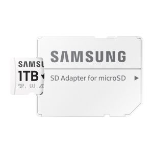 Samsung micro SDXC 1TB PRO plus Sonic + SD/micro SDXC/1TB/UHS-I U3 / Class 10/+ Adaptér/Biela MB-MD1T0SA/LC1