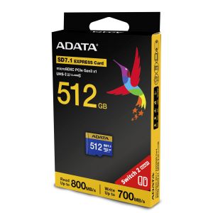 Adata Express Gen3 L1/Micro SDXC/500 GB/UHS-I U3 / Class 10 UD512GEX3L1-C