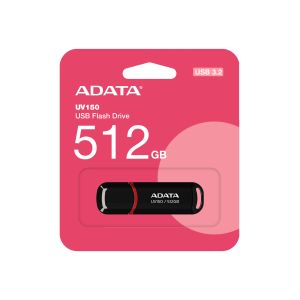 ADATA UV150/512GB/USB 3.2/USB-A/Čierna AUV150-512G-RBK