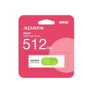 ADATA UV320/512GB/USB 3.2/USB-A/Biela AUV320-512G-RWHGN