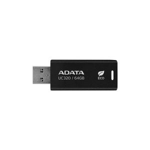 ADATA UC320/64GB/USB 3.2/USB-A/Čierna UC320-64G-RBK/BK