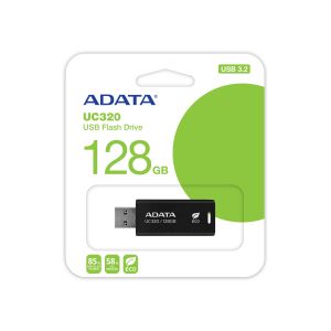 ADATA UC320/128GB/USB 3.2/USB-A/Čierna UC320-128G-RBK/BK