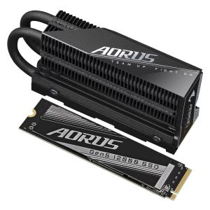 Gigabyte AORUS Gen5 12000/2TB/SSD/M.2 NVMe/Čierna/Heatsink/5R AG512K2TB