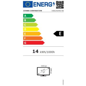 iiyama ProLite/XUB2292HSU-B6/21,5"/IPS/FHD/100Hz/0,4ms/Black/3R XUB2292HSU-B6