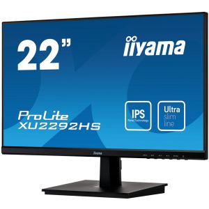 22" iiyama XU2292HS-B1: IPS, FullHD @ 75Hz, 250cd/m2, 4ms, VGA, HDMI, DP, čierny XU2292HS-B1