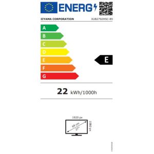 iiyama ProLite/XUB2792HSC-B5/27"/IPS/FHD/75Hz/4ms/Black/3R XUB2792HSC-B5