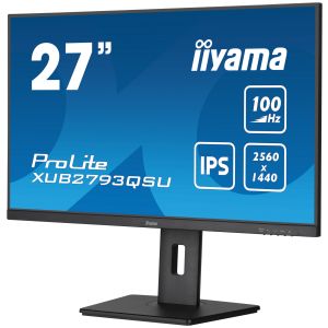 iiyama ProLite/XUB2793QSU-B6/27"/IPS/QHD/100Hz/1ms/Black/3R XUB2793QSU-B6