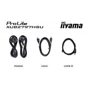 iiyama ProLite/XUB2797HSU-B2/27"/IPS/FHD/100Hz/1ms/Black/3R XUB2797HSU-B2