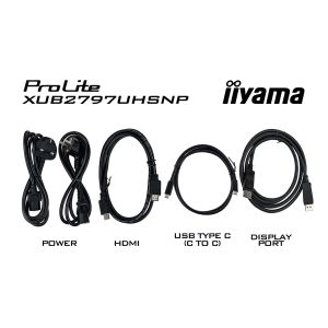 iiyama ProLite/XUB2797UHSNP-B1/27"/IPS/4K UHD/60Hz/4ms/Black/3R XUB2797UHSNP-B1