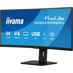 iiyama ProLite/XCB3494WQSU-B1/34"/VA/wQHD/120Hz/0,4ms/Black/3R XCB3494WQSU-B1