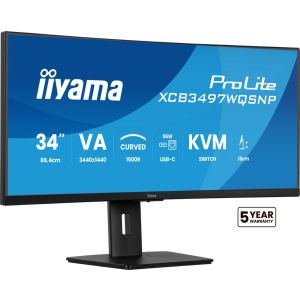 iiyama ProLite/XCB3497WQSNP-B1/34"/VA/wQHD/120Hz/0,4ms/Black/3R XCB3497WQSNP-B1
