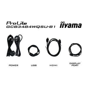 iiyama G-Master/GCB3484WQSU-B1/34"/VA/wQHD/100Hz/0,4ms/Black/3R GCB3484WQSU-B1