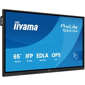 65" iiyama TE6513A-B1AG: IPS, 4K, 40P, EDLÁ TE6513A-B1AG