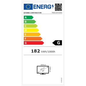 65" iiyama TE6513A-B1AG: IPS, 4K, 40P, EDLÁ TE6513A-B1AG