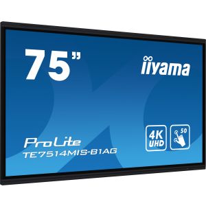 75" iiyama TE7514MIS-B1AG: VA, 4K, 50P, USB-C TE7514MIS-B1AG
