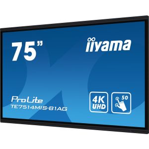 75" iiyama TE7514MIS-B1AG: VA, 4K, 50P, USB-C TE7514MIS-B1AG
