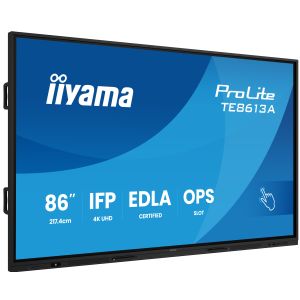 86" iiyama TE8613A-B1AG: IPS, 4K, 40P, EDLÁ TE8613A-B1AG