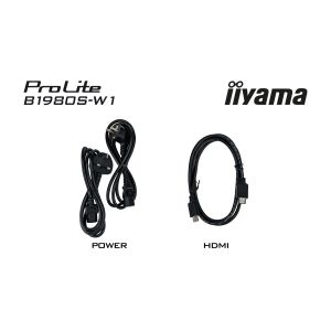 iiyama ProLite/B1980S-W1/19"/TN/1280x1024/75Hz/3ms/White/3R B1980S-W1
