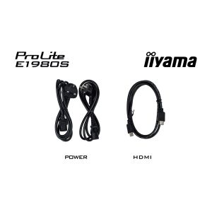 iiyama ProLite/E1980S/19"/TN/1280x1024/75Hz/3ms/Black/3R E1980S-B1