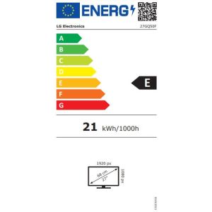 LG UltraGear/27GQ50F-B/27"/VA/FHD/165Hz/5ms/Black/2R 27GQ50F-B.AEUQ