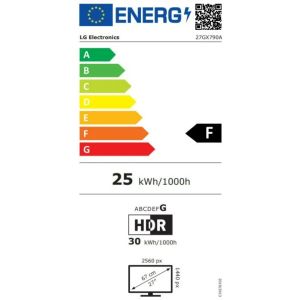 LG UltraGear/27GX790A-B/26,5"/OLED/QHD/480Hz/0,03ms/Black/2R 27GX790A-B.AEU