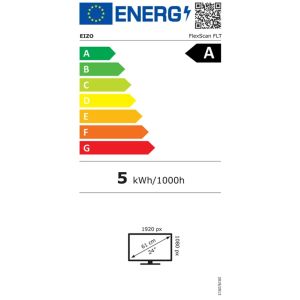 24" LED EIZO FLT-BK-FHD, IPS, USB-C, LAN, en.tr.A FLT-BK