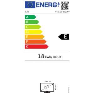 27" LED EIZO EV2760 - QHD, IPS, DP, USB-C, pív, rep, BK EV2760-BK