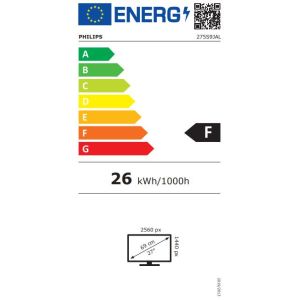 Philips/275S9JAL/00/27"/VA/QHD/75Hz/4ms/Black/3R 275S9JAL/00