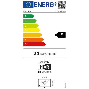 Philips Evnia/27M2N3200A/27"/IPS/FHD/180Hz/1ms/Gray/3R 27M2N3200A/00